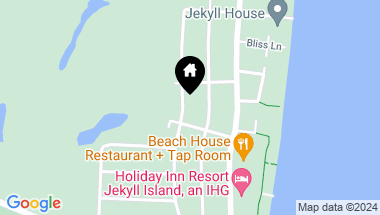Map of 31 Lanier Road A & B, Jekyll Island GA, 31527