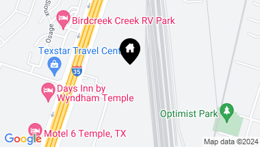 Map of 1303 N 31st St, Temple TX, 76504