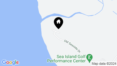 Map of 255 Old Seaside Drive, St Simons Island GA, 31522