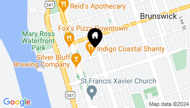 Map of 1401 Union Street, Brunswick GA, 31520