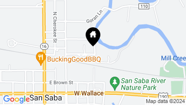 Map of 503 N Lookout, San Saba TX, 76877