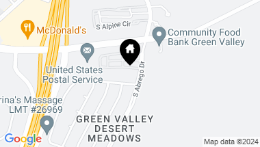 Map of 1388 S Desert Meadows Circle, Green Valley AZ, 85614