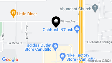 Map of 814 GEORGIA Street, Canutillo TX, 79835