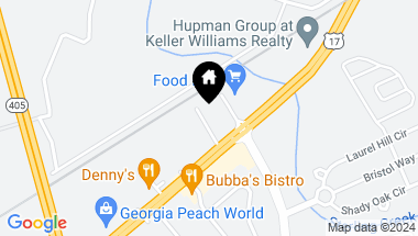 Map of 3754 S Hwy 17 8 Highway 8, Richmond Hill GA, 31324