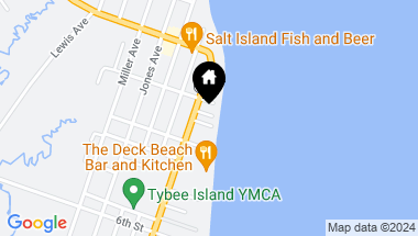 Map of 3 2nd Terrace Street, Tybee Island GA, 31328