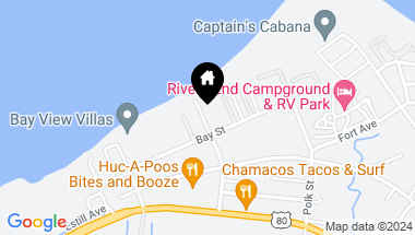 Map of 1111 B Bay Street, Tybee Island GA, 31328