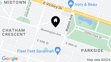 Map of 710 Washington Avenue, Savannah GA, 31405