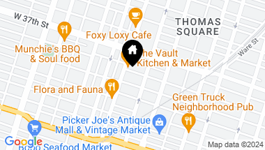 Map of 9 E 38th Street, Savannah GA, 31401