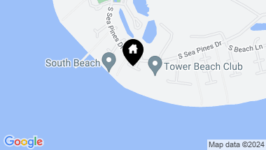 Map of 9 Black Duck Road, Hilton Head Island SC, 29928