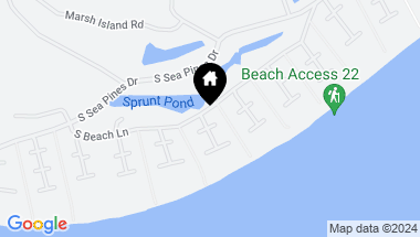 Map of 1 Seaside Sparrow Road, Hilton Head Island SC, 29928
