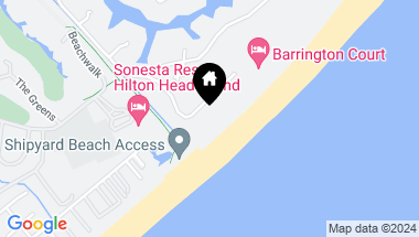 Map of 138 S Shore Drive Unit: 138, Hilton Head Island SC, 29928