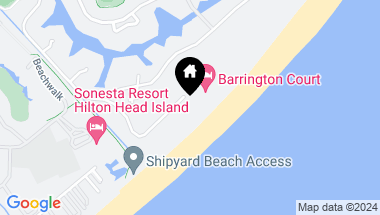 Map of 164 S Shore Drive Unit: 103, Hilton Head Island SC, 29928