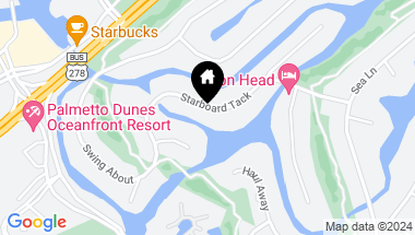 Map of 27 Starboard Tack, Hilton Head Island SC, 29928
