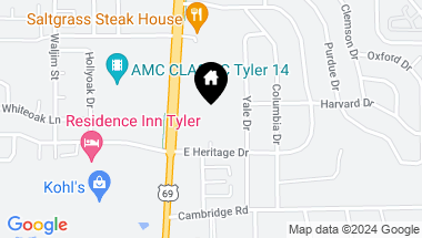 Map of 7454 S. Broadway, Tyler TX, 75703