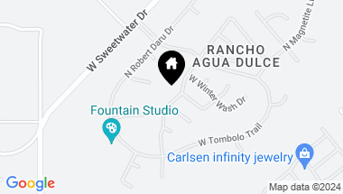 Map of 3643 N Banner Mine Drive, Tucson AZ, 85745