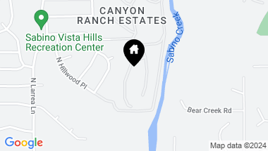 Map of 3908 N Canyon Ranch Ridge Place, Tucson AZ, 85750