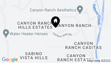 Map of 8405 E Canyon Side Road, Tucson AZ, 85750