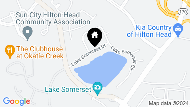 Map of 12 Lake Somerset Drive, Bluffton SC, 29909