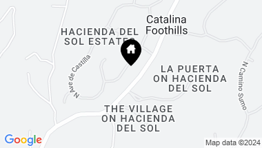 Map of 4880 N Avenida De Vizcaya Unit: 3, Tucson AZ, 85718