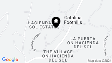 Map of 4911 N Avenida De Vizcaya, Tucson AZ, 85718