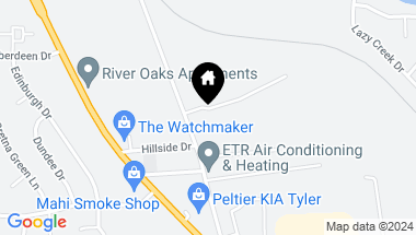 Map of 4550 Old Troup Hwy, Tyler TX, 75707