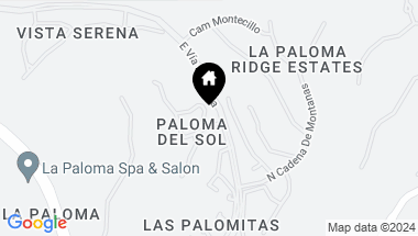 Map of 6164 N Via Del Pichon, Tucson AZ, 85718