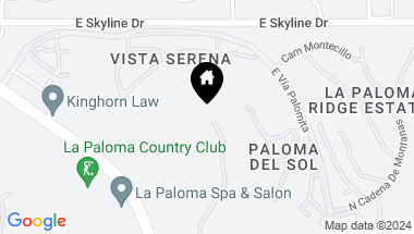Map of 6213 N Placita Pajaro, Tucson AZ, 85718