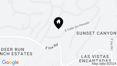 Map of 2591 E Calle Sin Pecado, Tucson AZ, 85718