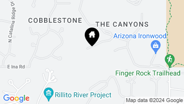 Map of 3588 E Secret Canyon Place Unit: 61, Tucson AZ, 85718