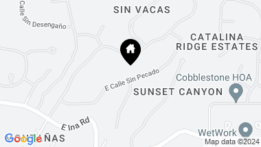 Map of 2791 E Calle Sin Pecado Unit: 30, Tucson AZ, 85718