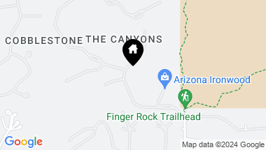 Map of 7292 N Secret Canyon Drive, Tucson AZ, 85718