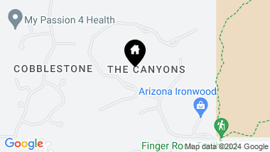 Map of 7342 N Secret Canyon Drive, Tucson AZ, 85718