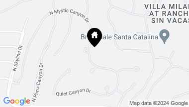 Map of 7422 N Mystic Canyon Drive, Tucson AZ, 85718