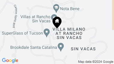 Map of 7600 N Viale Di Buona Fortuna, Tucson AZ, 85718