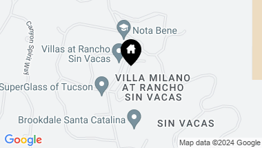Map of 7648 Viale Di Buona Fortuna, Tucson AZ, 85718