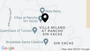 Map of 7660 Viale Di Buona Fortuna, Tucson AZ, 85718