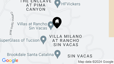 Map of 7668 N Viale Di Buona Fortuna, Tucson AZ, 85718