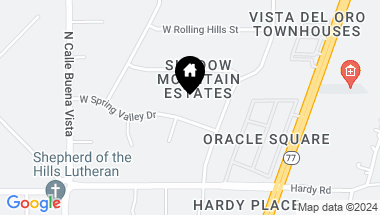 Map of 220 W Spring Valley Drive, Tucson AZ, 85704