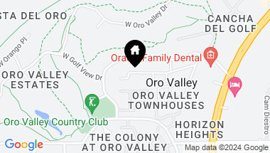 Map of 121 W Roma Drive, Oro Valley AZ, 85737