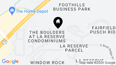 Map of 1500 E Pusch Wilderness Drive Unit: 14103, Tucson AZ, 85737