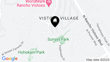 Map of 13401 N Rancho Vistoso Boulevard Unit: 228, Oro Valley AZ, 85755
