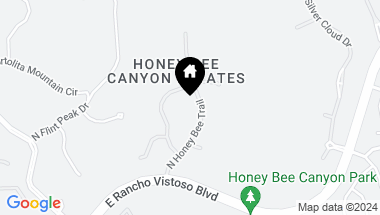 Map of 14057 N Honey Bee Trail, Oro Valley AZ, 85755