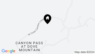Map of 4365 W Cush Canyon Loop, Marana AZ, 85658
