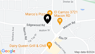 Map of 3646 Edgewood Road, Columbus GA, 31907-2184