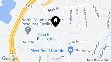 Map of 5221 Hurst Drive, Columbus GA, 31904