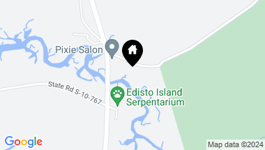 Map of 8077 Point Of Pines Road, Edisto Island SC, 29438