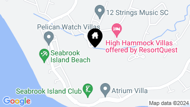 Map of 3026 High Hammock Road, Seabrook Island SC, 29455