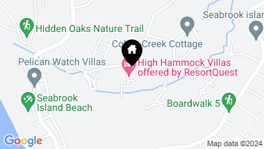 Map of 174 High Hammock Villas, Seabrook Island SC, 29455