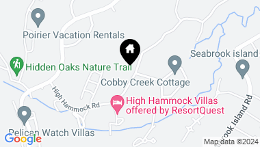Map of 2634 High Hammock Road, Seabrook Island SC, 29455