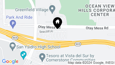 Map of 5355 Seacliff Place # 61, Otay Mesa CA, 92154